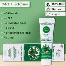 Load image into Gallery viewer, Simply Silver Spearmint Toothpaste (4 oz)