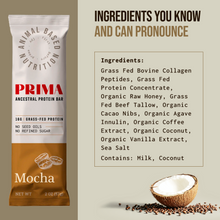 Load image into Gallery viewer, PRIMA™ Grass-Fed Protein Bars [Mocha] (7 bars) - Laird Wellness