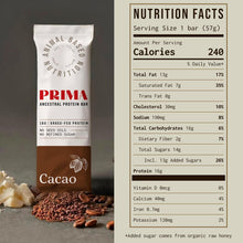 Load image into Gallery viewer, PRIMA™ Grass-Fed Protein Bars [Cacao] (7 bars) - Laird Wellness