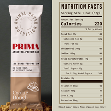 Load image into Gallery viewer, PRIMA™ Grass-Fed Protein Bars [Cookie Dough] (7 bars) - Laird Wellness