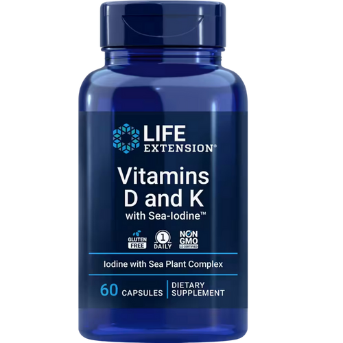 Vitamin D3 (5,000IU) with K1/K2 and Sea-Iodine™ (60 servings) - Laird Wellness