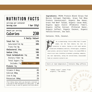 PRIMA™ Grass-Fed Protein Bars [Variety Pack] (7 bars)