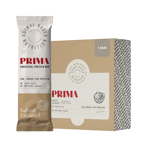 PRIMA™ Grass-Fed Protein Bars [Salted Carmel] (7 bars) - Laird Wellness